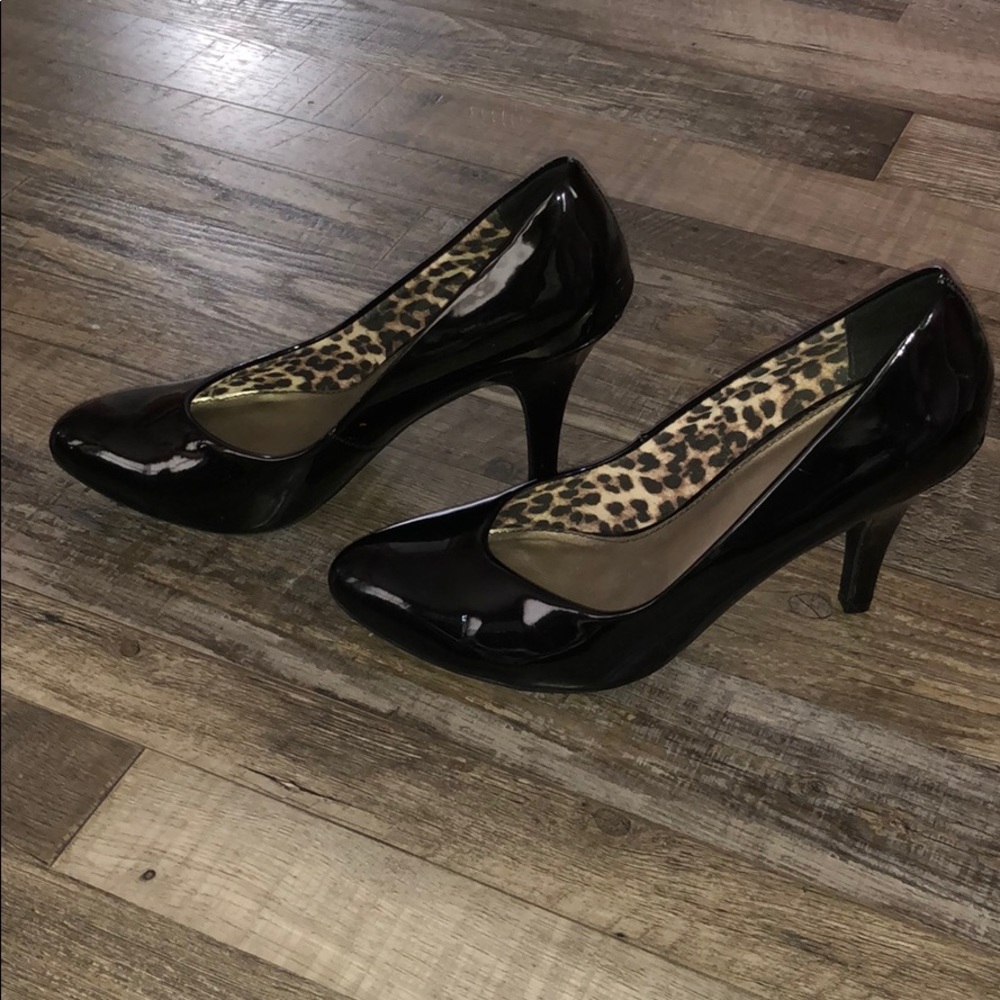 black heels
